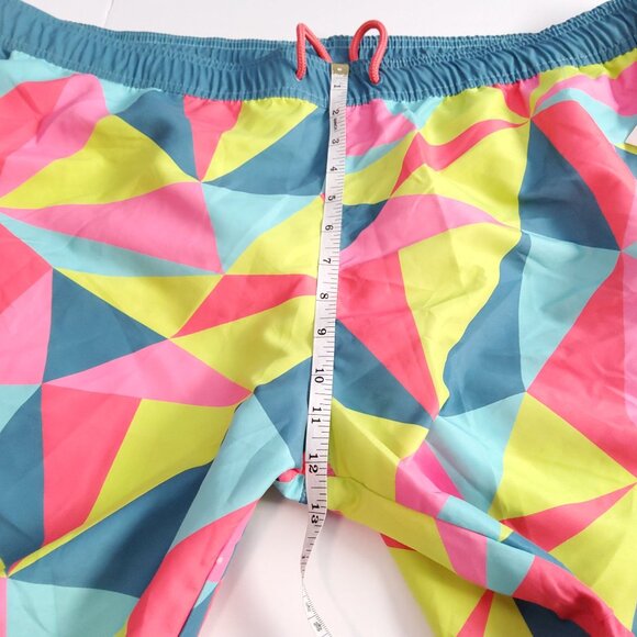 Mad Engine Mens Geometric Swim Trunks XXL Polyester - Picture 10 of 11